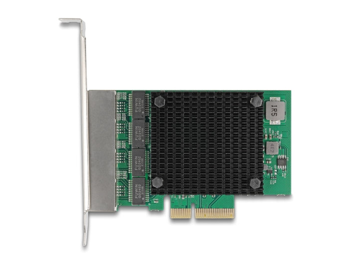 Delock PCI Express x4 Netzwerkkarte 2,5 Gigabit LAN 4 x RJ45 RTL8125