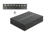 Delock KVM 4 in 1 Multiview Switch 4 x HDMI mit USB 2.0