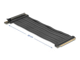 Delock Riser Karte PCI Express 5.0 x16 Stecker zu x16 Slot mit Kabel 30 cm