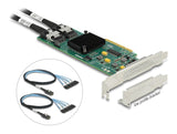 Delock 8 Port SATA PCI Express x8 Karte mit Anschlusskabel