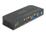 Delock DisplayPort 1.4 KVM Switch 8K 30 Hz mit USB 5 Gbps und Audio