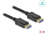 Delock DisplayPort Kabel 10K 60 Hz 54 Gbps Kunststoffgehäuse 3 m