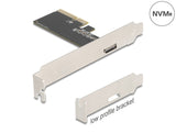 Delock PCI Express x4 Karte zu 1 x extern OCuLink SFF-8612 - Low Profile Formfaktor