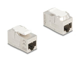 Delock Keystone Modul Kupplung RJ45 Buchse zu RJ45 Buchse Cat.6A geschirmt