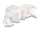 Delock Keystone Modul RJ45 Buchse zu LSA Cat.6A UTP 180° werkzeugfrei