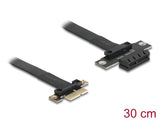 Delock PCI Express x1 Stecker zu x1 Slot Verlängerung 30 cm Riser Karte