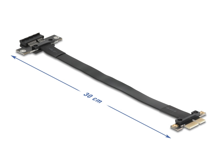 Delock PCI Express x1 Stecker zu x1 Slot Verlängerung 30 cm Riser Karte