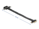 Delock PCI Express x1 Stecker zu x1 Slot Verlängerung 30 cm Riser Karte
