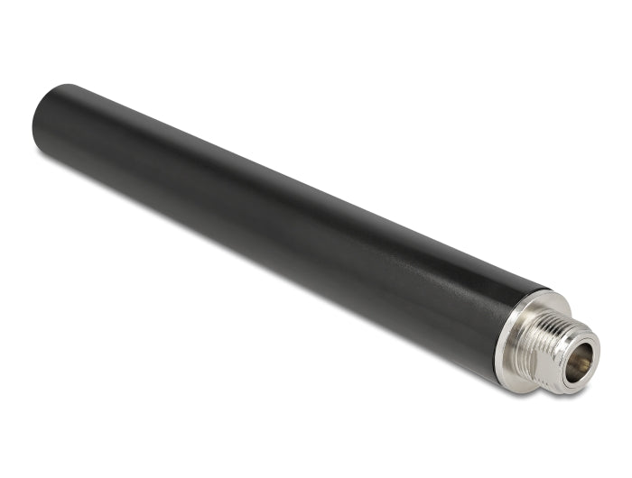 Delock Dualband WLAN WiFi 6 Antenne N Buchse 4 - 6 dBi 16,55 cm omnidirektional starr outdoor schwarz