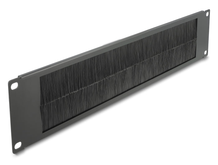 Delock 19″ Kabelmanagement Bürstenleiste 2 HE schwarz