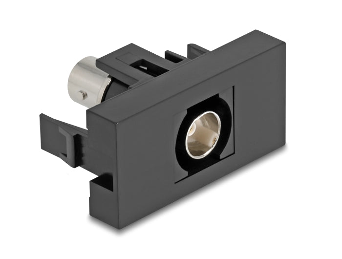 Delock Easy 45 Modul BNC Buchse zu BNC Buchse schwarz