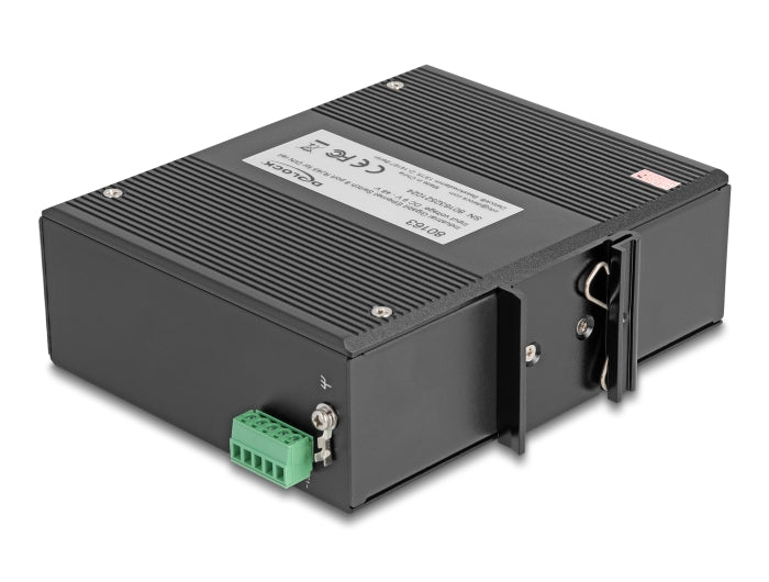 Delock Industrie Gigabit Ethernet Switch 8 Port RJ45 für Hutschiene