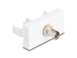 Delock Easy 45 Modul ST Simplex Buchse zu ST Simplex Buchse weiß