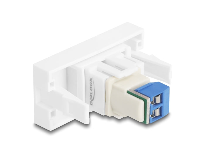 Delock Easy 45 Modul Terminalblock zu Terminalblock weiß