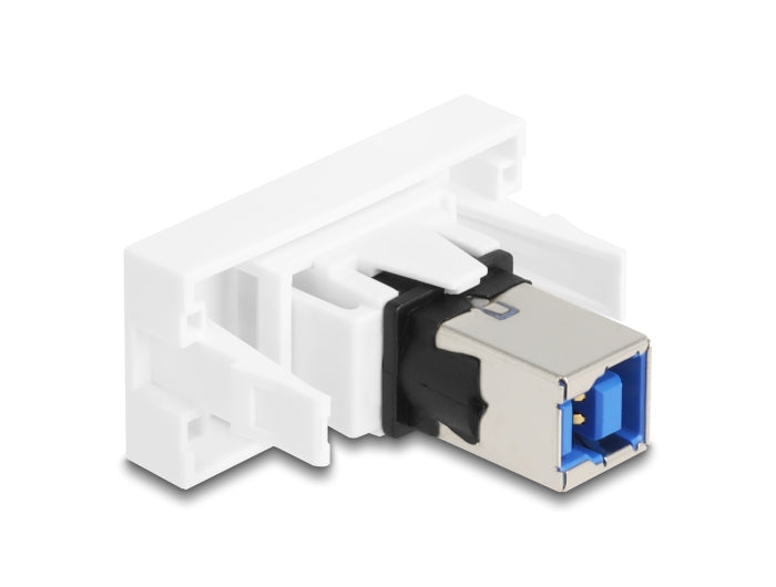 Delock Easy 45 Modul USB 5 Gbps Typ-A Buchse zu USB 5 Gbps Typ-B Buchse weiß