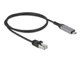 Delock USB LAN Kabel USB Type-C™ zu RJ45 Gigabit Ethernet 1 m