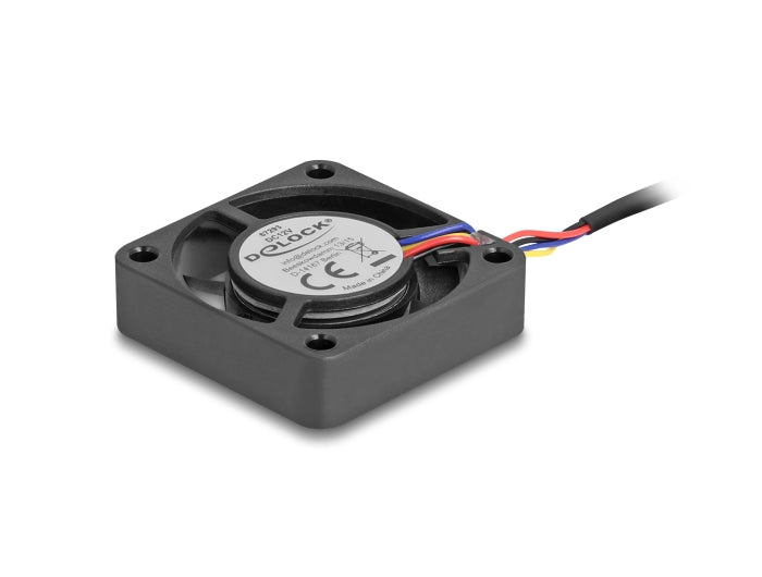 Delock Axiallüfter 12 V DC, 40 x 40 x 10 mm schwarz