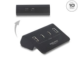 Delock USB 10 Gbps Hub mit 2 USB Type-C™ und 2 USB Typ-A Ports