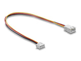 Delock Lüfter Verlängerungskabel JST Stecker zu Buchse 3 Pin, Steckerlänge 7 mm, 30 cm
