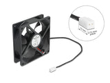 Delock Axiallüfter 5 V DC, 92 x 92 x 25 mm schwarz