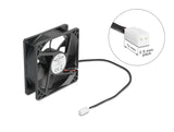 Delock Axiallüfter 5 V DC, 80 x 80 x 25 mm schwarz