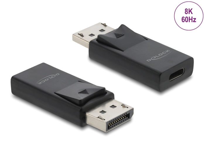 Delock USB Type-C™ zu DisplayPort Adapter 8K mit HDR und HDCP Unterstützung
