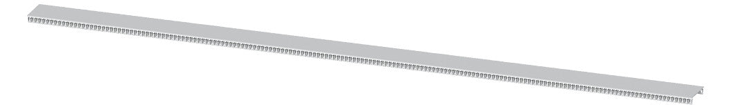 SIEMENS Abdeckstreifen Kst lack gr 8GK9910-0KK01 RAL7035