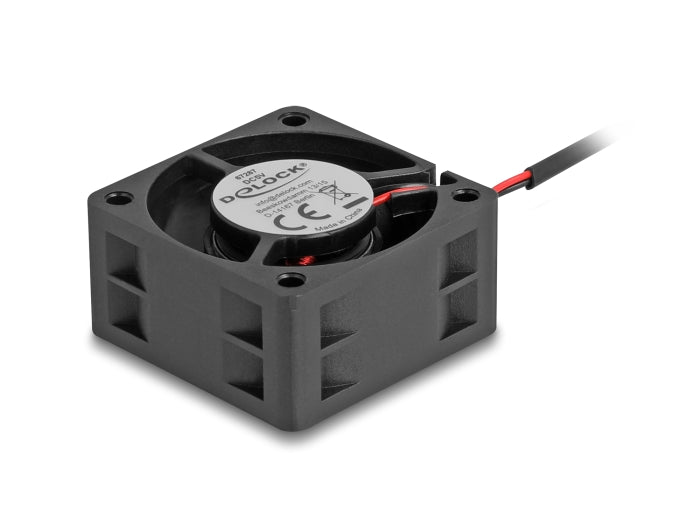 Delock Axiallüfter 5 V DC, 40 x 40 x 20 mm schwarz