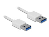 Delock Externer USB 3.0 4 Port Hub mit Feststellschraube