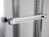 Delock Server Rack Tiefenerweiterung Adapter Montagekit zur Verlängerung der Montagetiefe bis 10 cm 1 HE schwarz