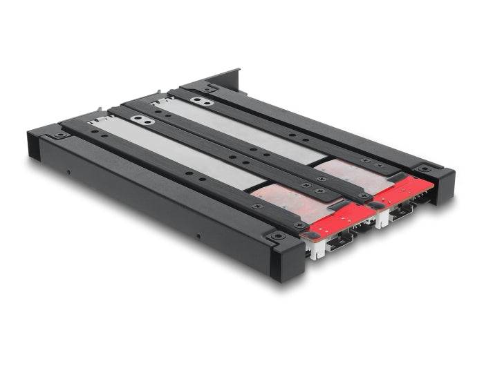 Delock Wechselrahmen für 2 x M.2 NMVe SSD mit SFF-8654 Anschluss für 12,7 mm Slim ODD Schacht