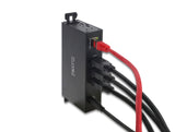 Delock 3 Port USB 5 Gbps Hub + RJ45 Gigabit LAN PoE++ Port mit USB Type-C™ Host-Anschluss im Metallgehäuse und 1,5 kV Isolation