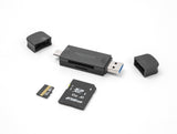 Delock Card Reader USB 5 Gbps USB Type-C™ / Typ-A für SD und Micro SD Speicherkarten schwarz