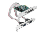 Delock PCI Express x1 Karte zu 2 x Seriell RS-232 + 1 x Parallel IEEE1284