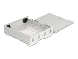 Delock LWL Wandbox für 4 x SC Simplex oder LC Duplex Adapter Metallgehäuse