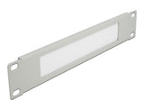Delock 10″ Kabelmanagement Bürstenleiste 1 HE grau