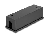 Delock Easy 45 Modulträger für Tisch- oder Wandmontage - 4 Port (22,5 x 45 mm) oder 2 Port (45 x 45 mm), Metall, schwarz