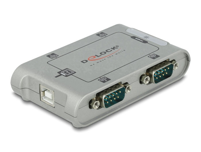 Delock USB 2.0 zu 4 x Seriell Adapter