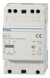 DOEPKE Klingeltransformator 230V 8/12V RK 3 U 2/2A REG 3TE