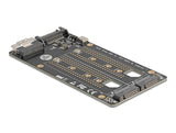 Delock SFF-8654 8i zu 2 x M.2 Key M NVMe SSD Konverter