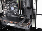 Delock PSU Verlängerungskabel Set 30 cm 6-teilig Sleeved mit Kabelkämmen (1 x 24 Pin ATX, 2 x 4 + 4 Pin EPS, 3 x 6 + 2 Pin PCIe) schwarz