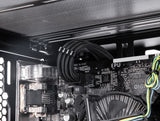 Delock PSU Verlängerungskabel Set 30 cm 6-teilig Sleeved mit Kabelkämmen (1 x 24 Pin ATX, 2 x 4 + 4 Pin EPS, 3 x 6 + 2 Pin PCIe) schwarz