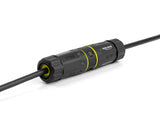 Delock Kabelverbinder RJ45 Buchse zu RJ45 Buchse mit M23 Gewinde geeignet für Cat.6a / Cat.7 Netzwerkkabel IP68 staub- und wasserdicht