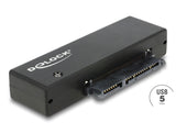Delock Konverter USB 5 Gbps zu SATA 6 Gbps inkl. Netzteil