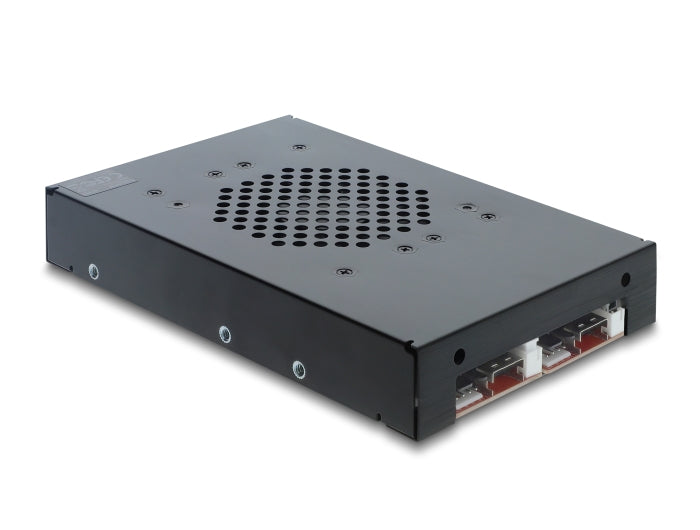 Delock 3.5″ Wechselrahmen für 2 x M.2 NVMe SSD mit Slim SAS SFF-8654 Anschluss