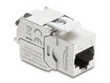 Delock Keystone Modul RJ45 Buchse zu LSA Cat.8.1 geschirmt werkzeugfrei
