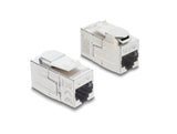 Delock Keystone Modul Kupplung RJ45 Buchse zu RJ45 Buchse Cat.6A geschirmt