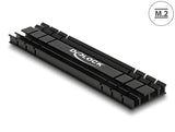 Delock Kühlkörper flach 100 mm für M.2 Modul schwarz