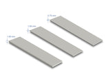 Delock Kühlkörper flach 100 mm für M.2 Modul schwarz