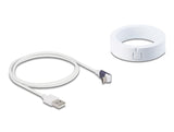 Delock Wireless Charger 15 W für Tischeinbau weiß